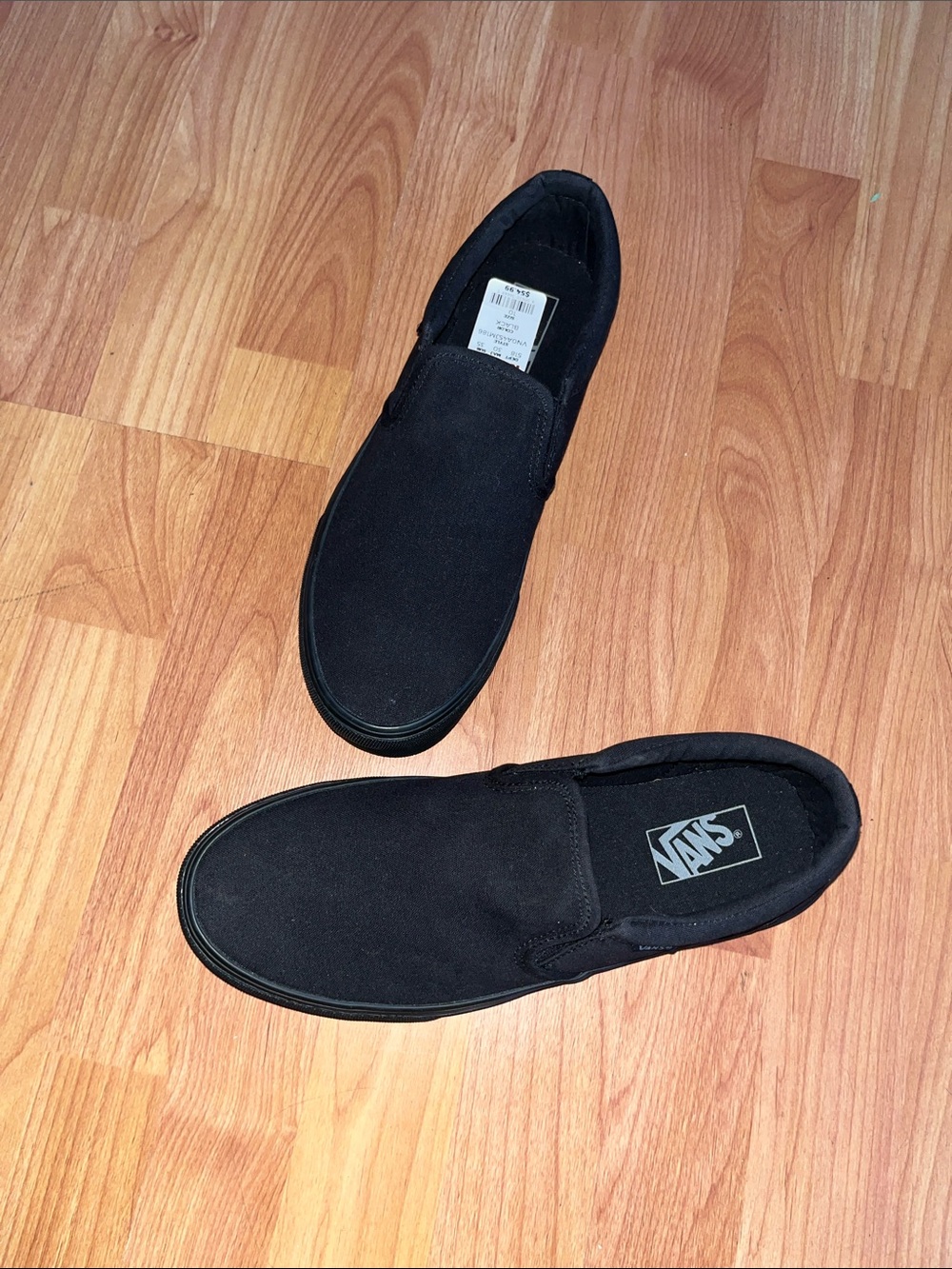 Vans Black Slip-On Canvas Sneakers